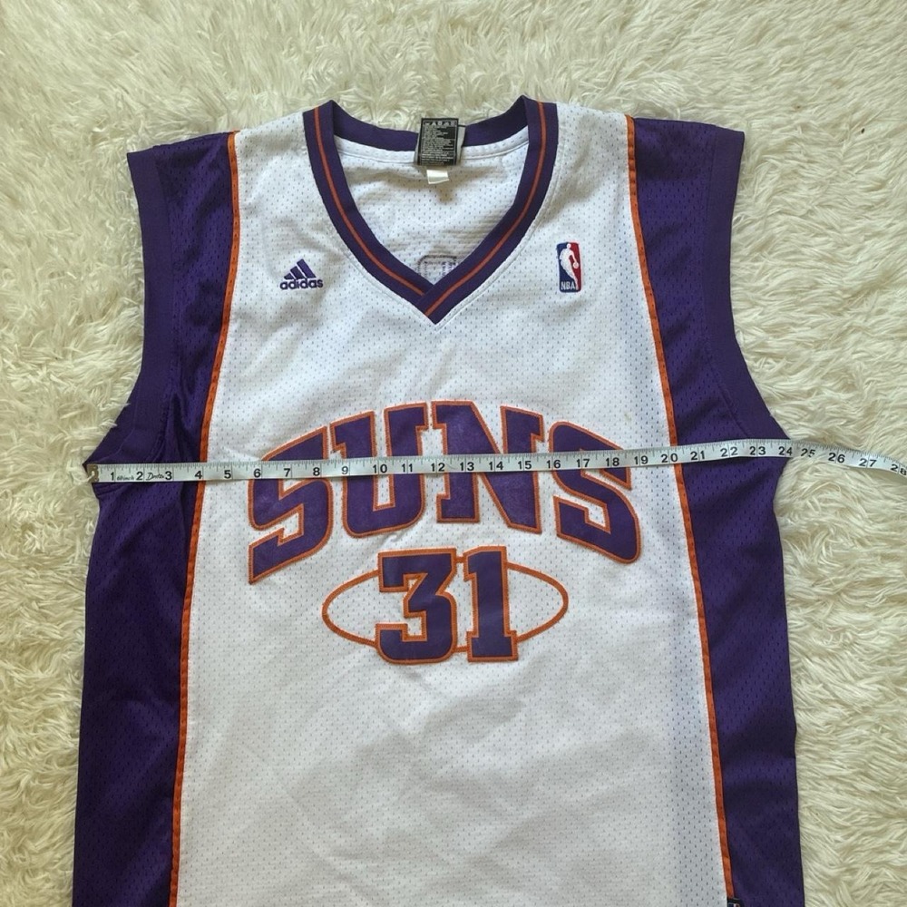 Adidas Phoenix Suns jersey Marion with purple and orange trim size L - Picture 3 of 6